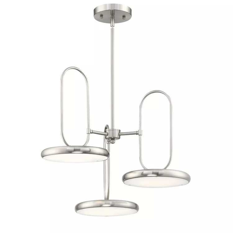 Lite Source LED Pendant Light - Light Brushed Nickel