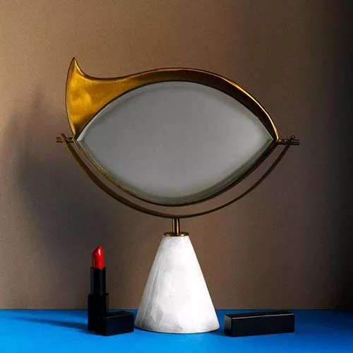 Lito Vanity Mirror, 11.5" by L'Objet