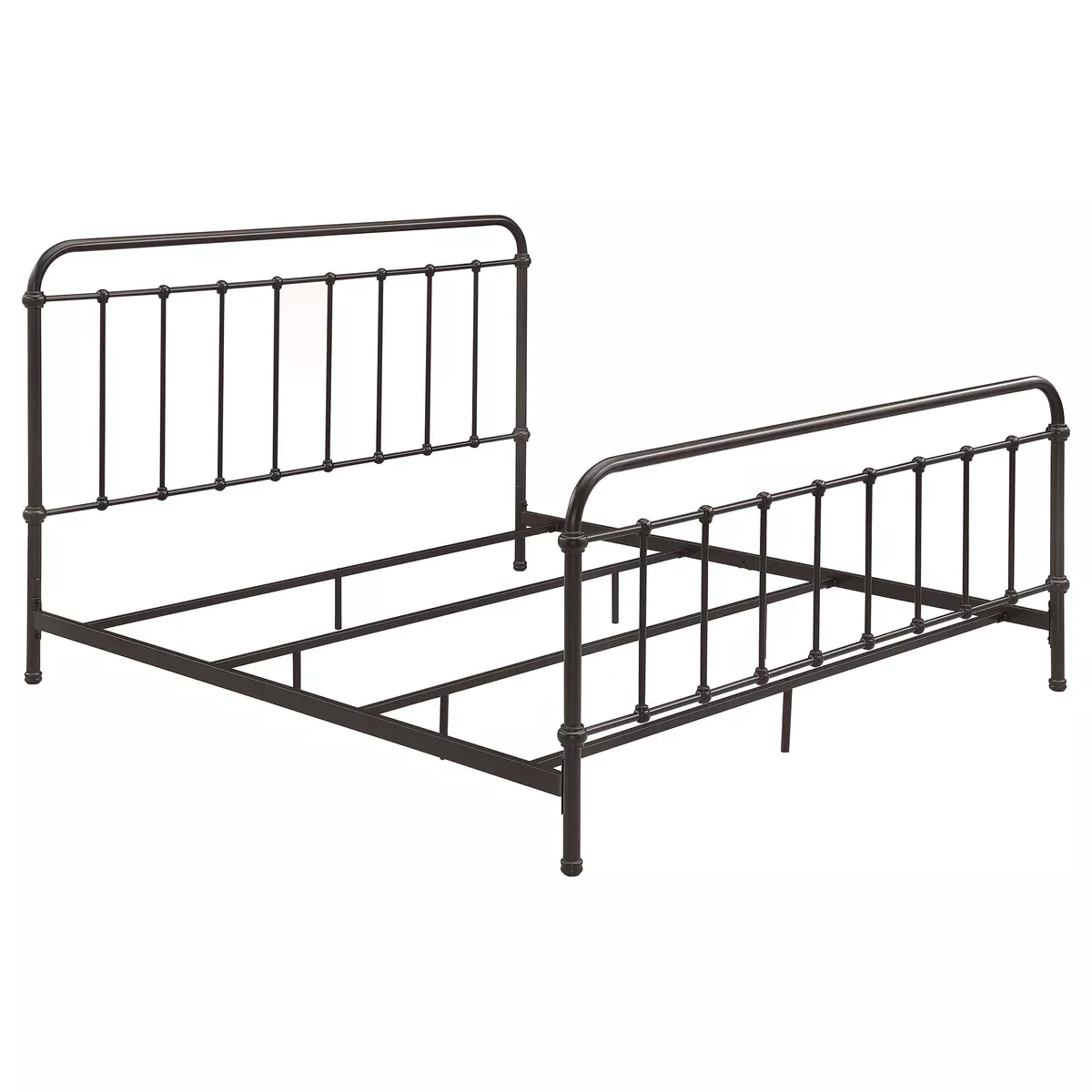Livingston Metal Eastern King Open Frame Bed Dark Bronze