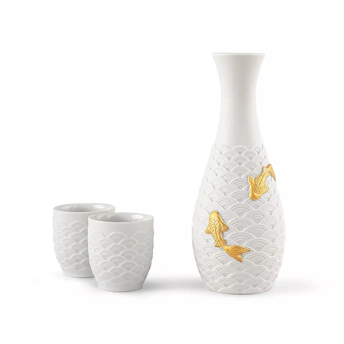 Lladro Koi Sake Set 01017824