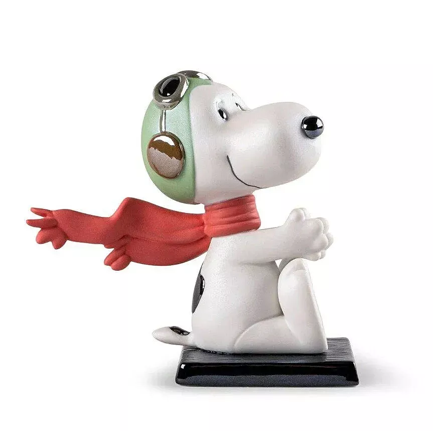 Lladro Snoopy Flying Ace Figurine 01009529