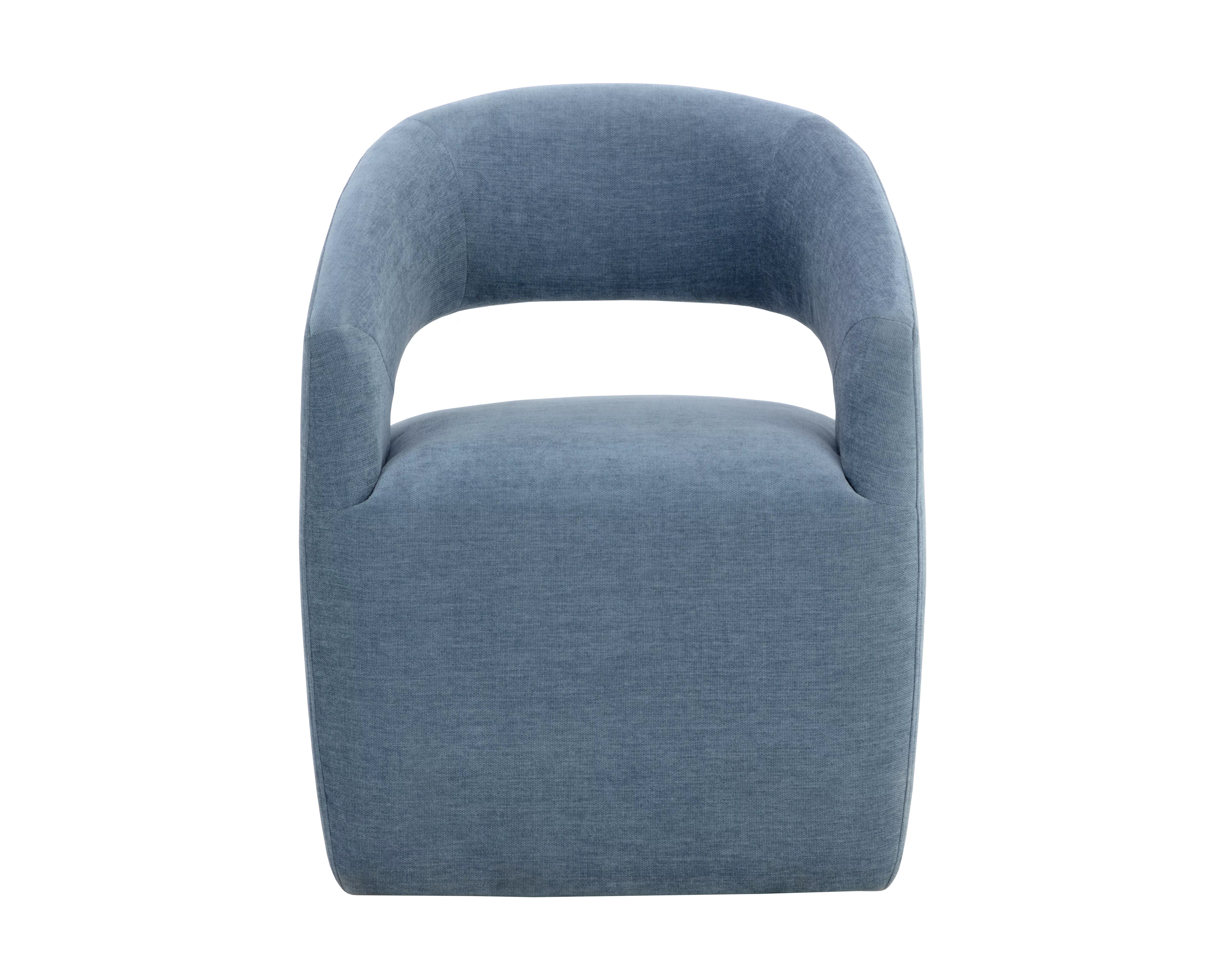 Lloret Wheeled Dining Arm Chair