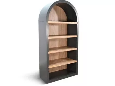 Logan - Arched Bookcase