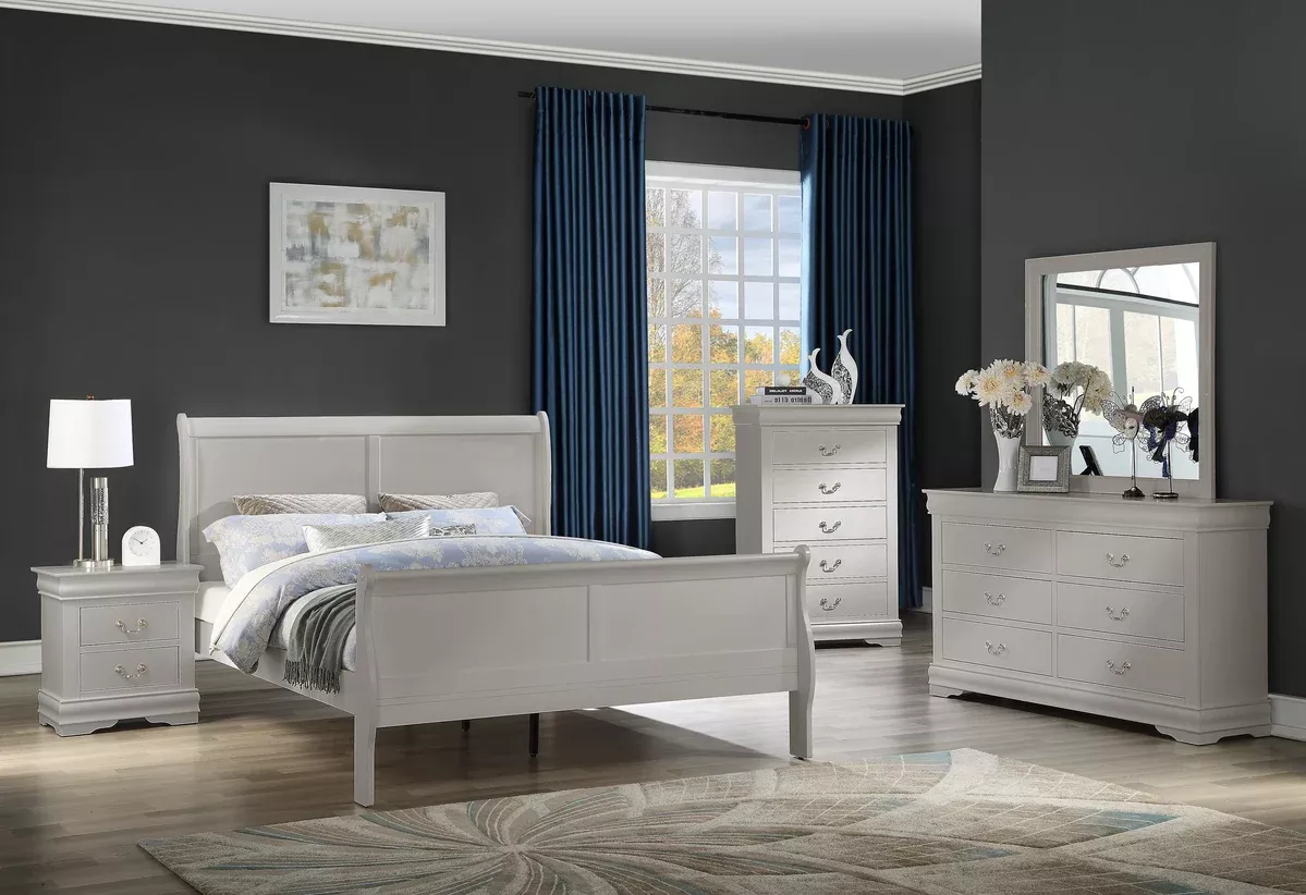LOUIS PHILIP NIGHT STAND GREIGE