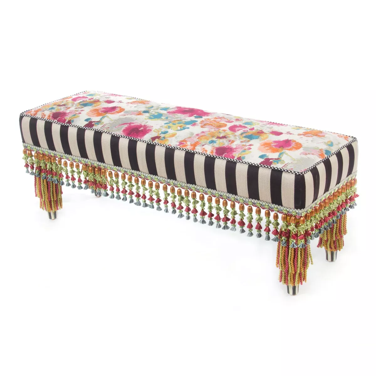 MacKenzie Childs Technicolor Bench 225 15212