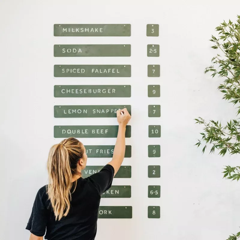 Market Chalkboard Menu