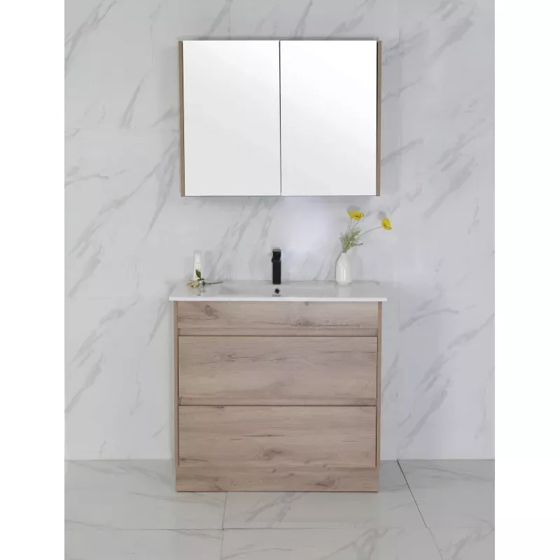 MAX 900mm Timber Look Freestanding Vanity