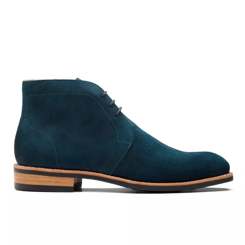 McClure - Chukka Boot - Petrol Suede