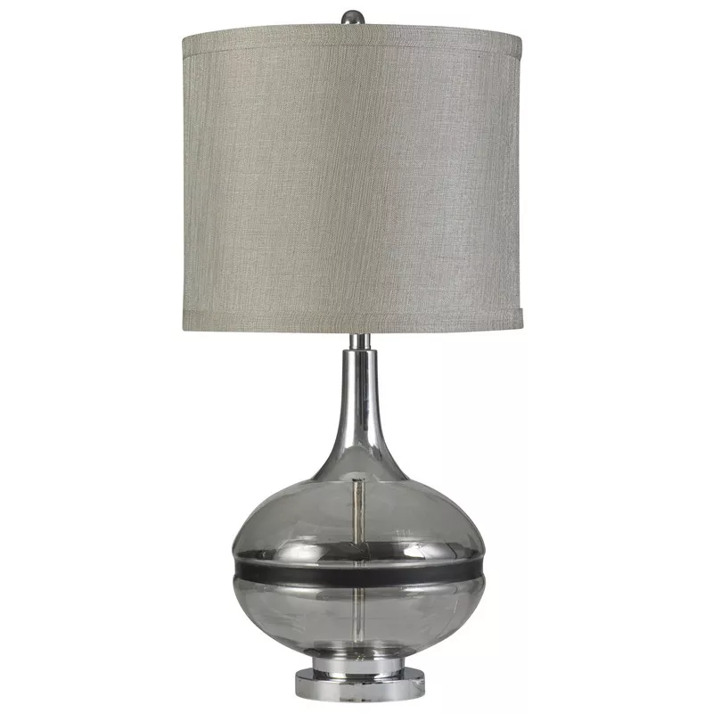 Mercury Glow Glass Table Lamp