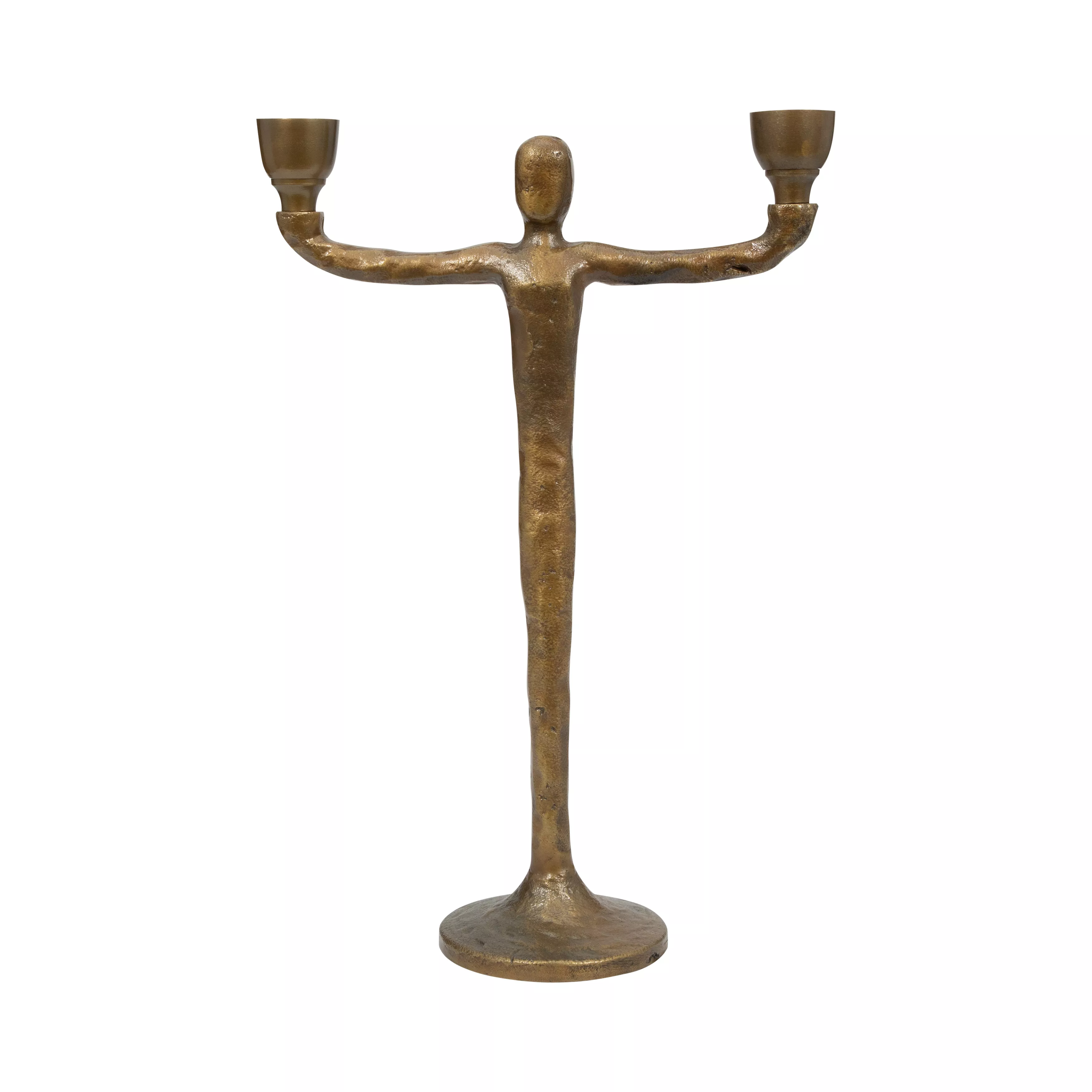 Metal 15" 2 Taper Candelabra