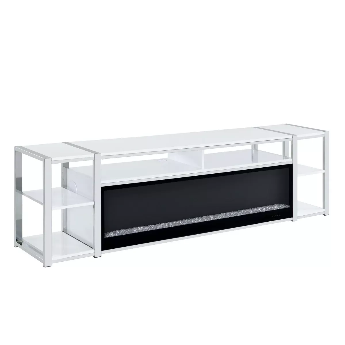 Midway - 80" TV Console With Firelight - White