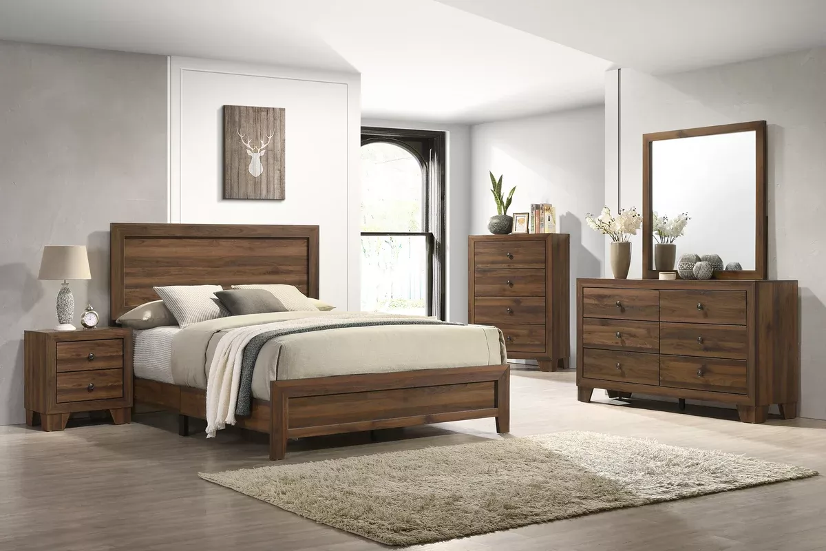 MILLIE NIGHT STAND -BROWN CHERRY