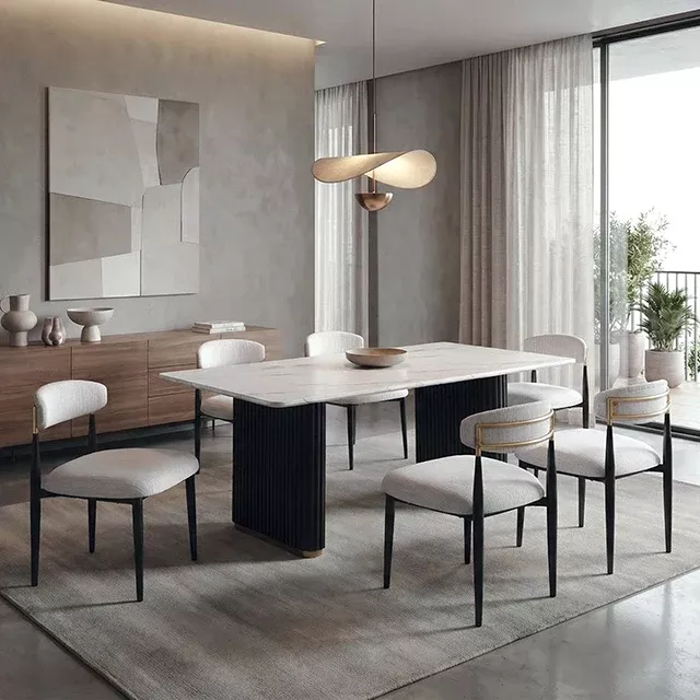 Minden - 7 Pc. Dining Table Set