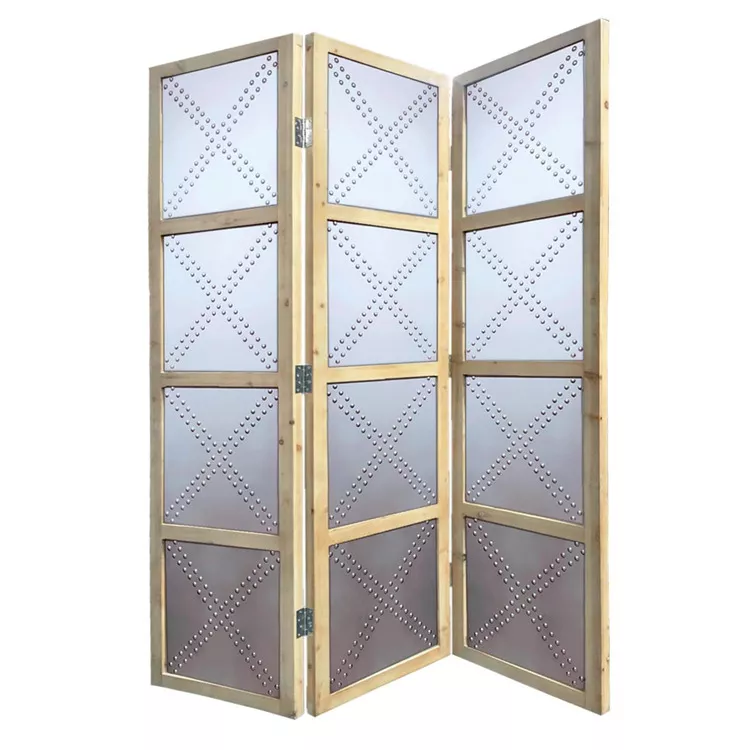 Modern Folding Wooden Panel Screen Decorations 7ft - ScreenGems