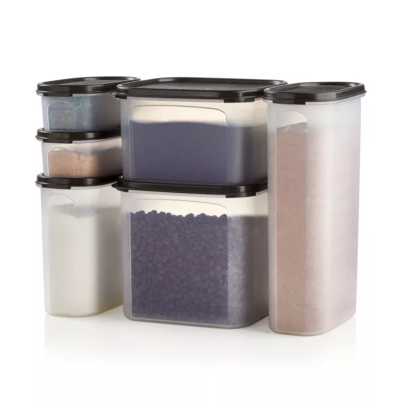 Modular Mates Food Storage Containers | Stackable Pantry | 6-Piece Set with Lids