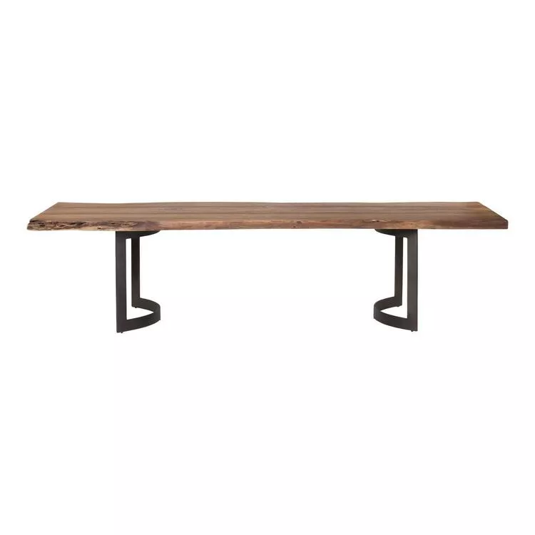 Moe's Home Collection Rustic Live Edge Dining Table
