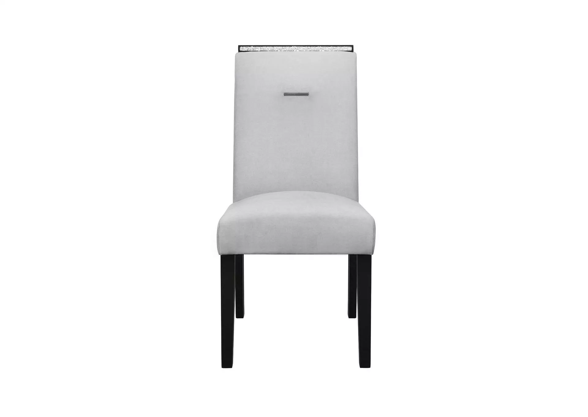 MONACO GREY - BLACK DINING CHAIR