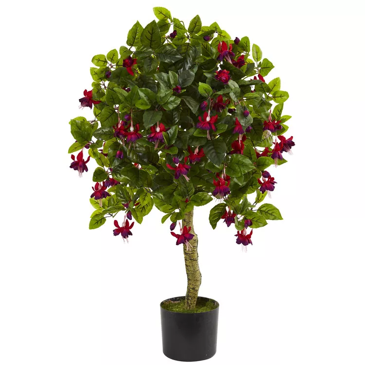 Nearly Natural 3ft. Fuchsia Artificial Tree