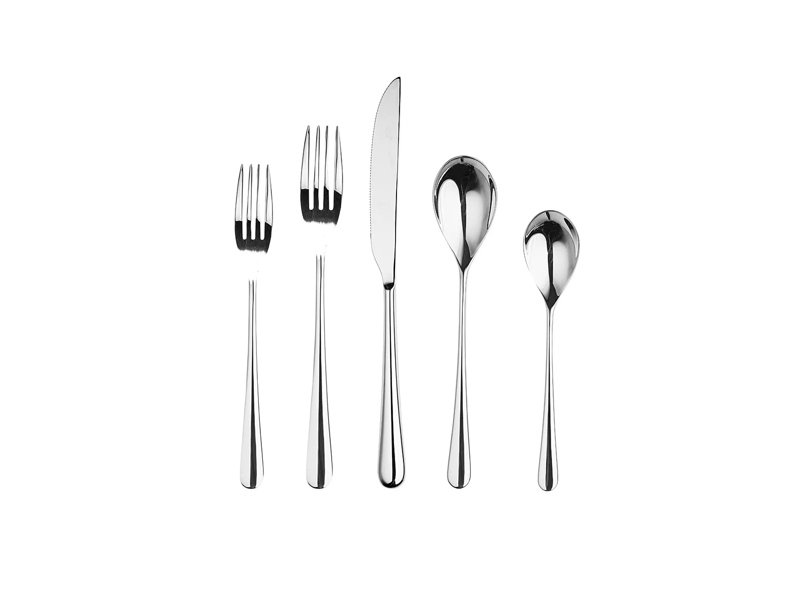 Neve Flatware Set 5 Pc - Silver