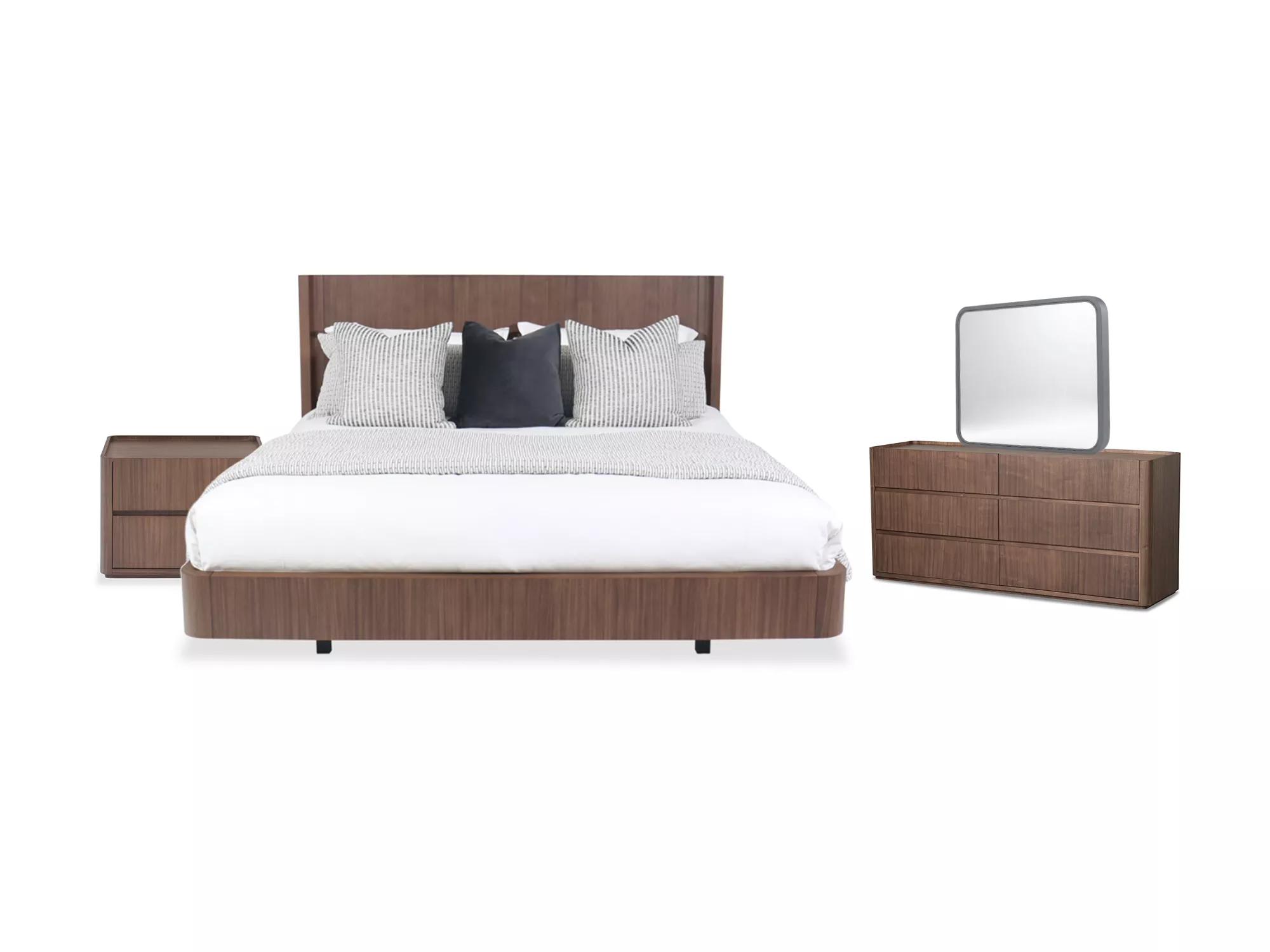 Nomad King 4-Piece in Walnut