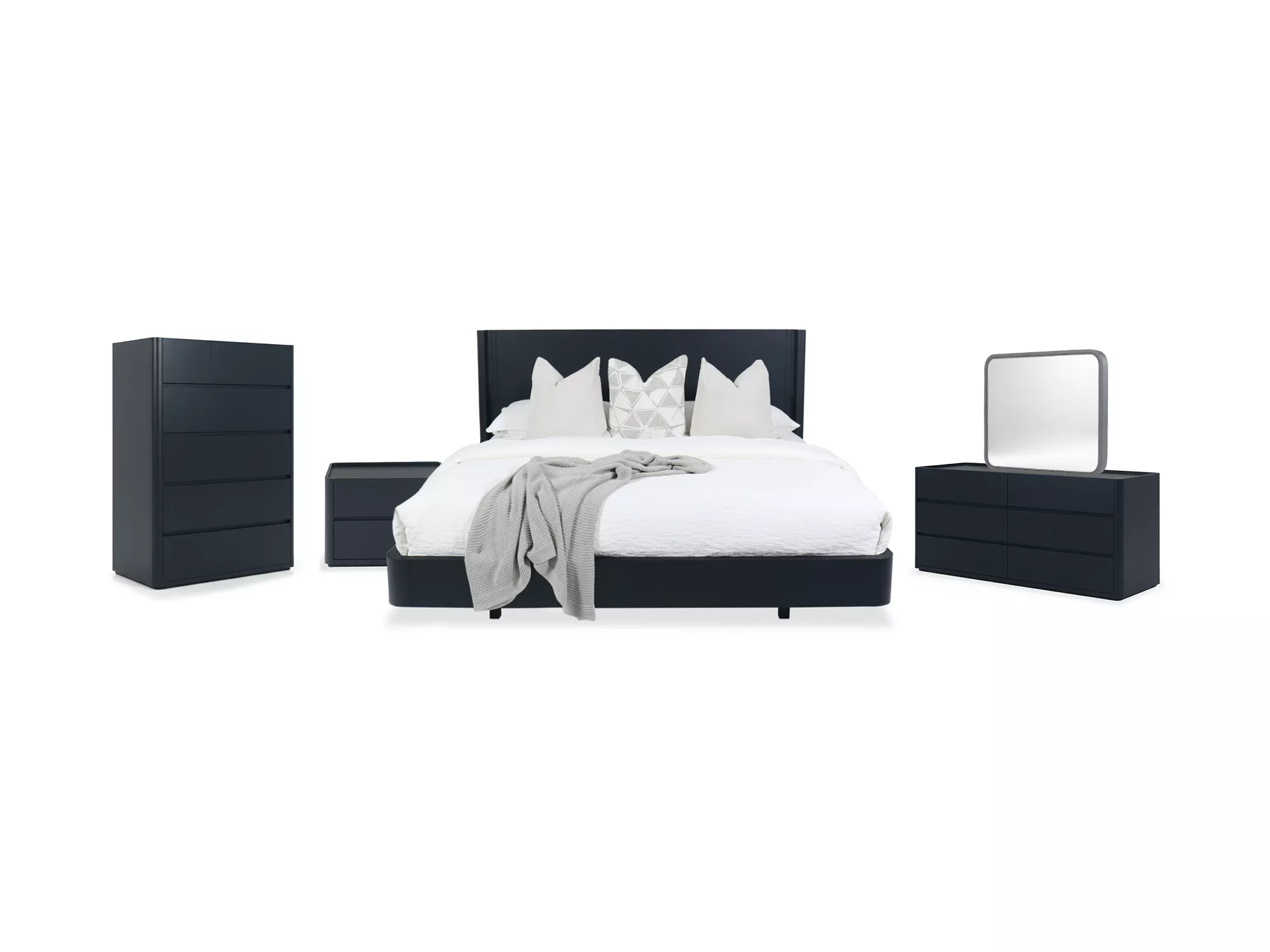 Nomad King 5-Piece Set in Black