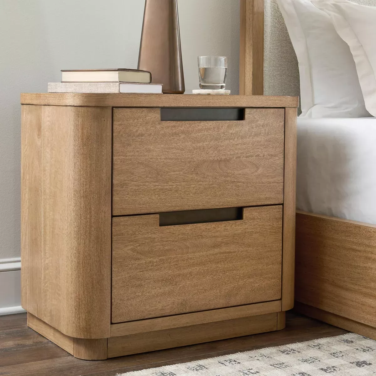 Pamaria Two Drawer Night Stand