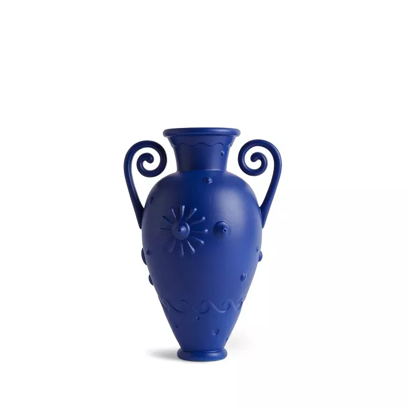 Pantheon Orpheus Amphora Blue Vase by L'Objet