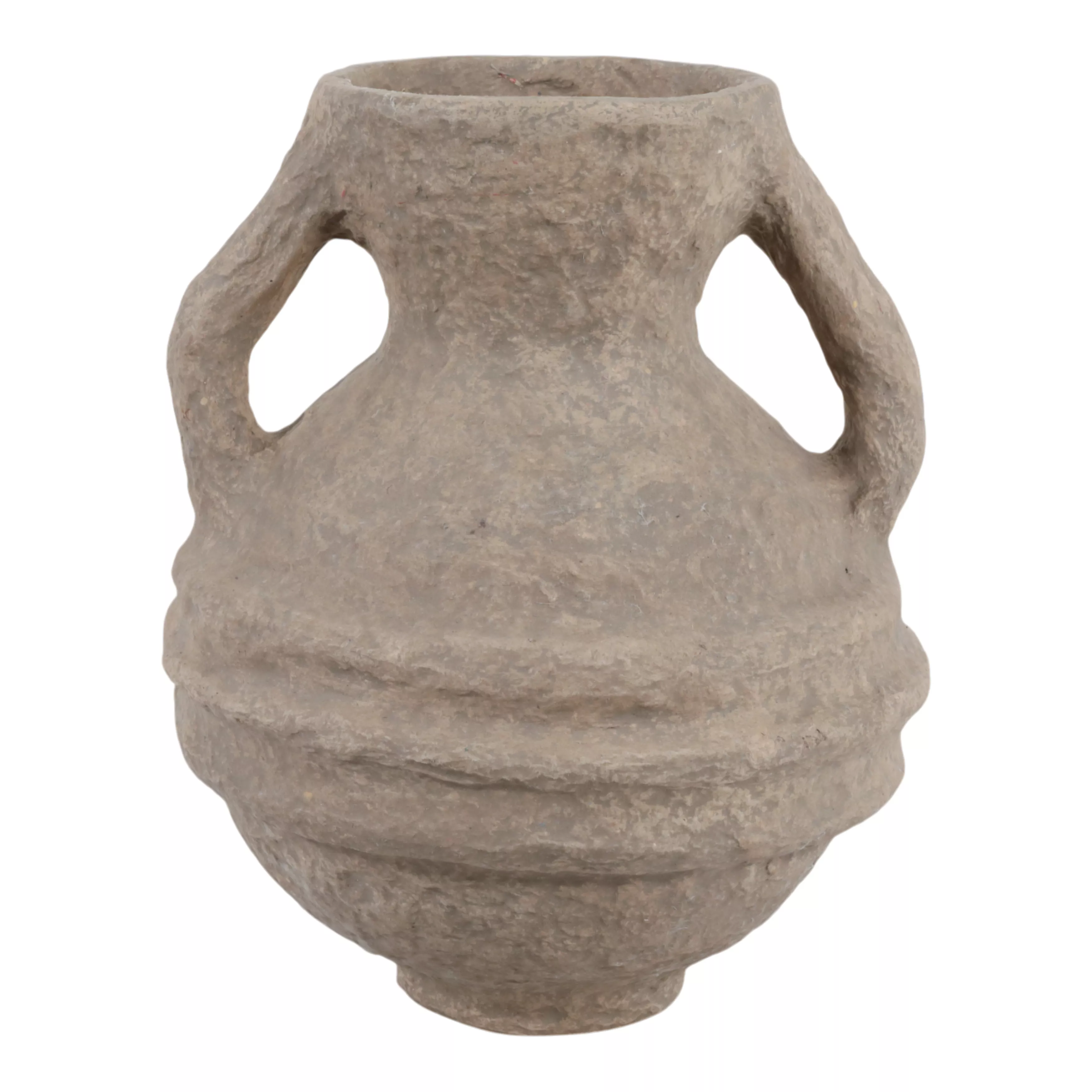 Paper Mache Vase w/Handles