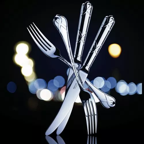 Paris Silverplated 7" Oyster Fork by Ercuis