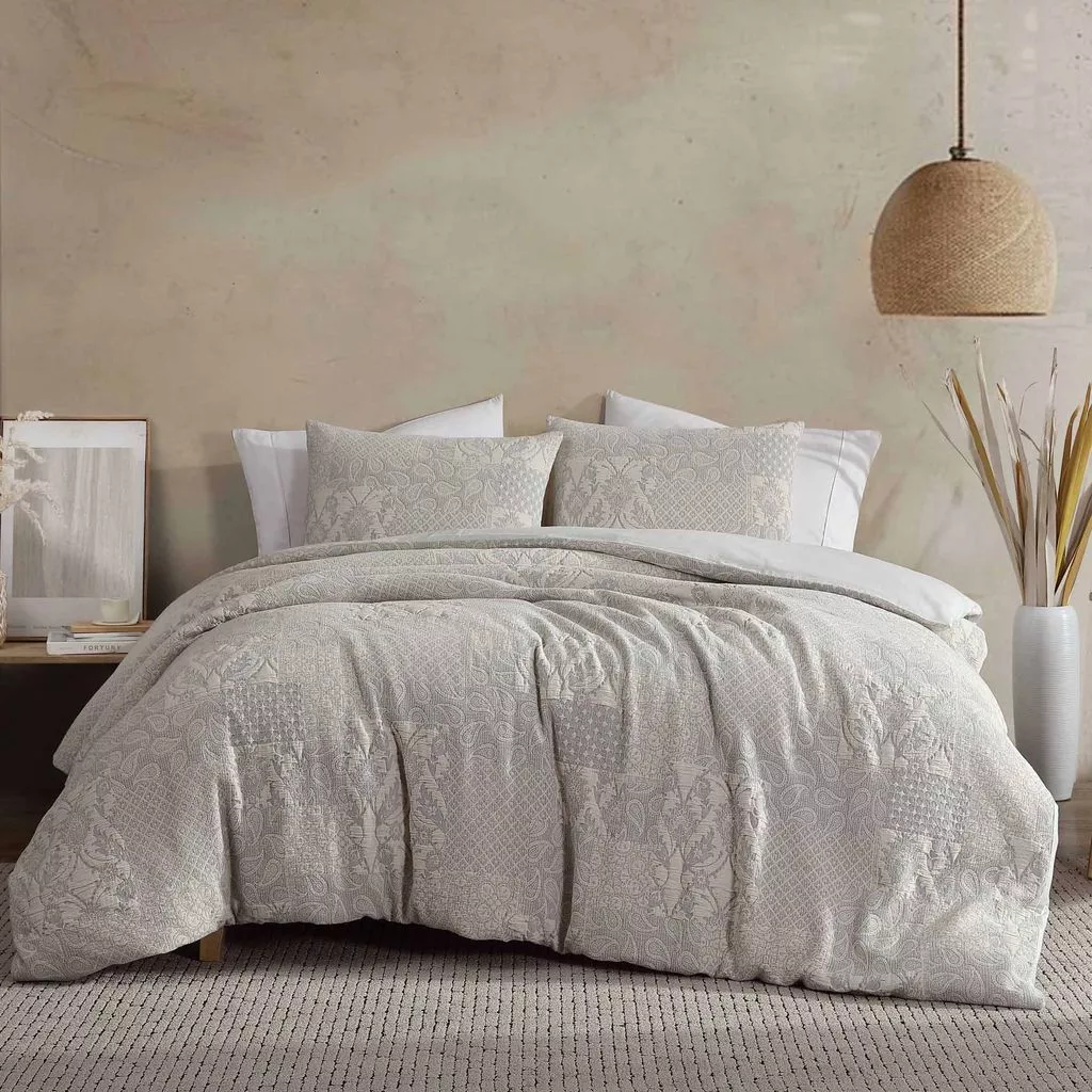Patchwork Jacquard 4 pc King