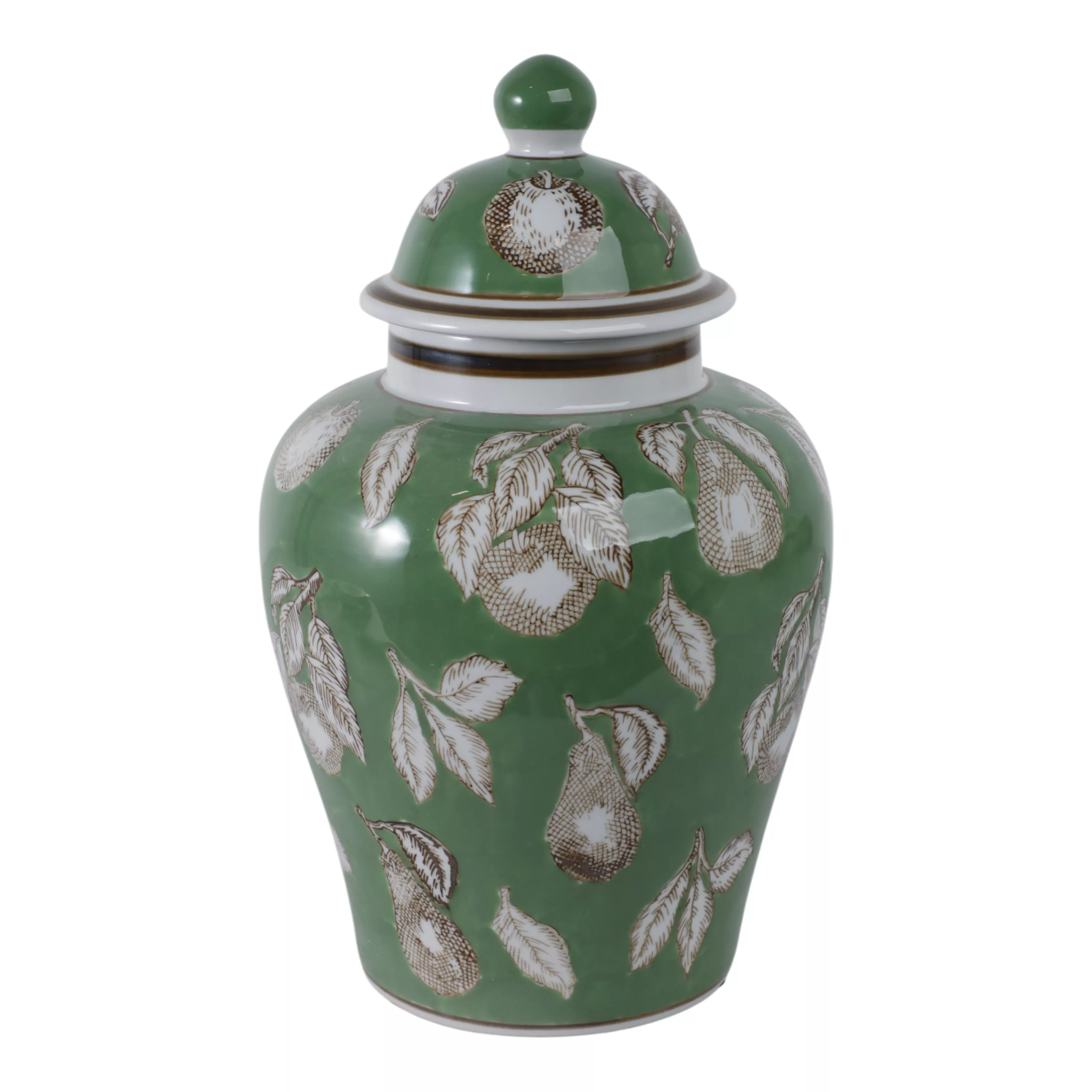 Pears & Twigs Temple Jar