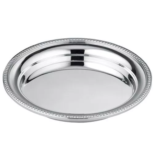 Perles Silverplated 5.75" Bottle Coaster by Ercuis