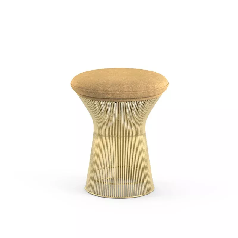 Platner Stool - Gold Base