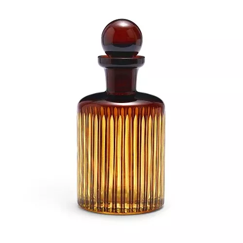 Prism Decanter, Amber Glass by L'Objet