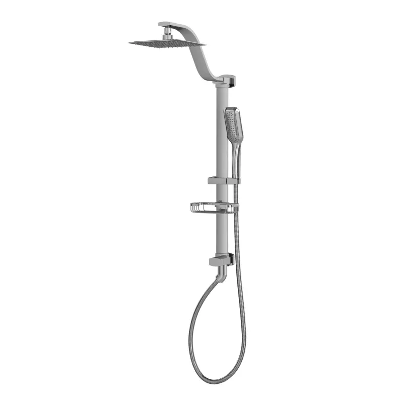 PULSE ShowerSpas Chrome Shower System - Monaco Shower System 7005-CH