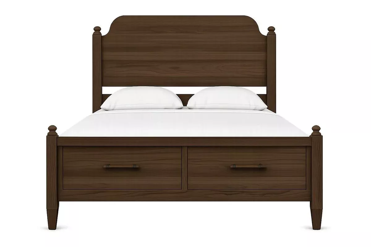 Pure Maple - Poster Storage Bed