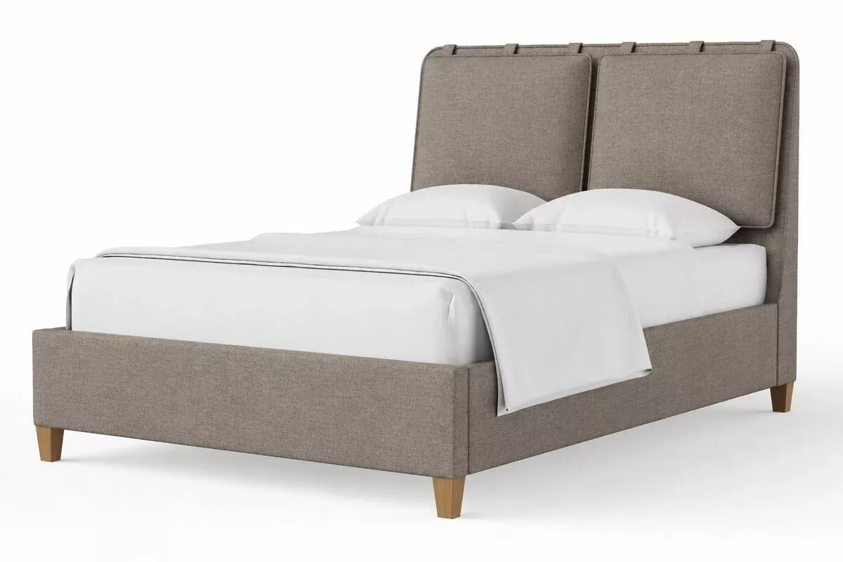 Pure Maple - Upholstered Bed - Mocha / Natural Maple