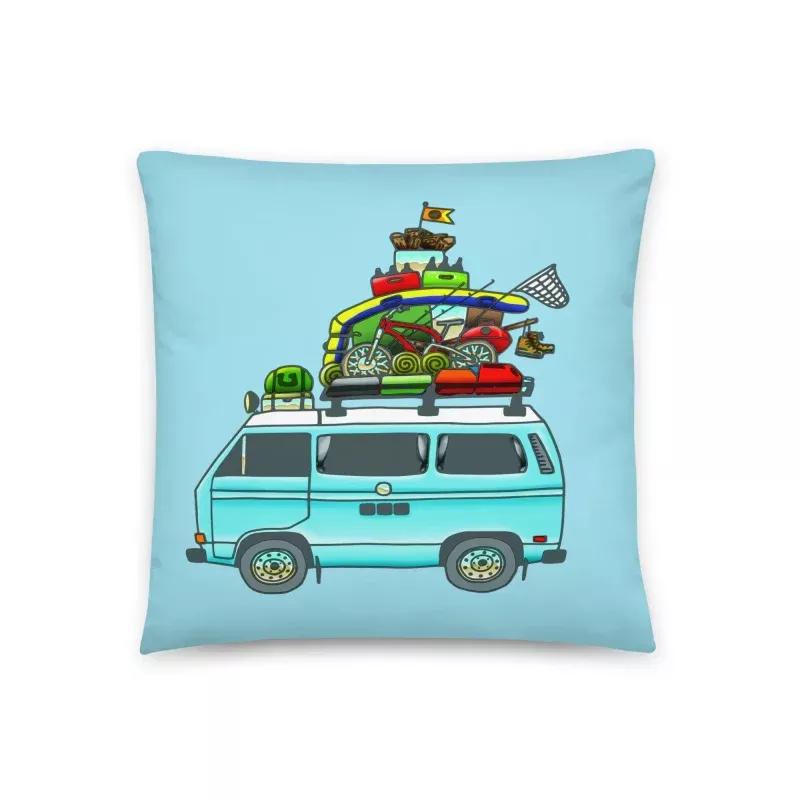 RAD Vanagon Throw Pillow