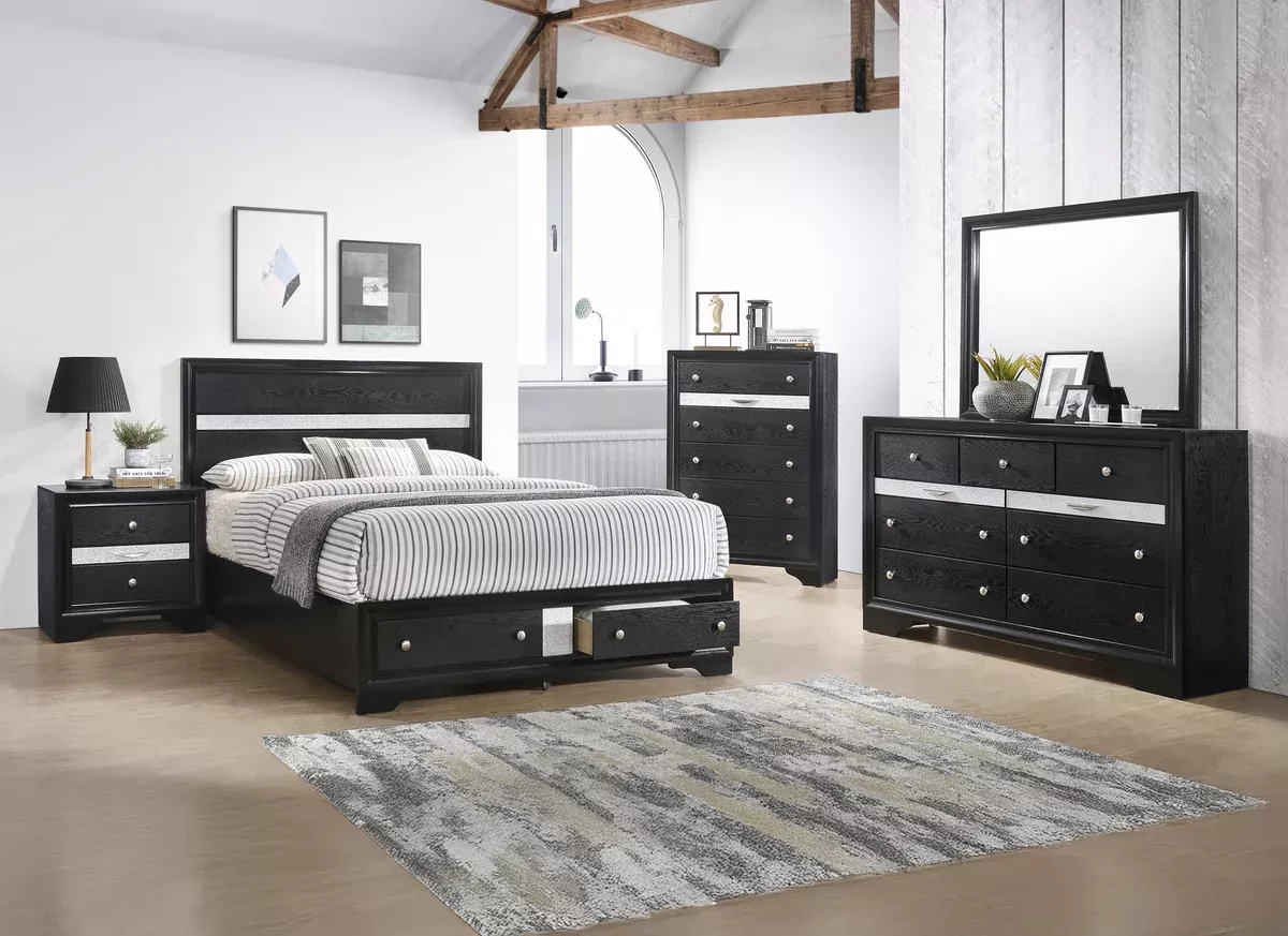REGATA NIGHT STAND BLACK/SILVER
