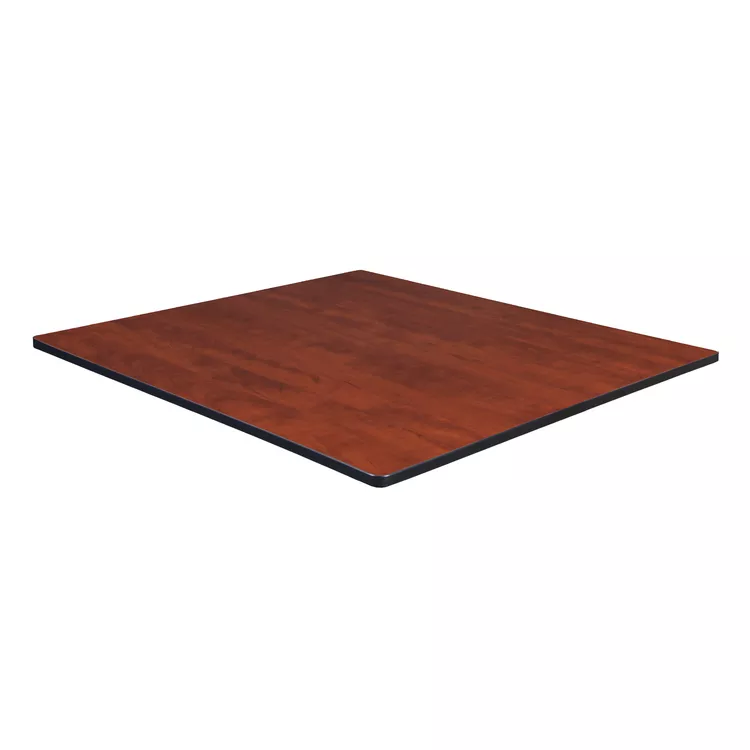 Regency 48" Square Laminate Table Top- Cherry/ Maple