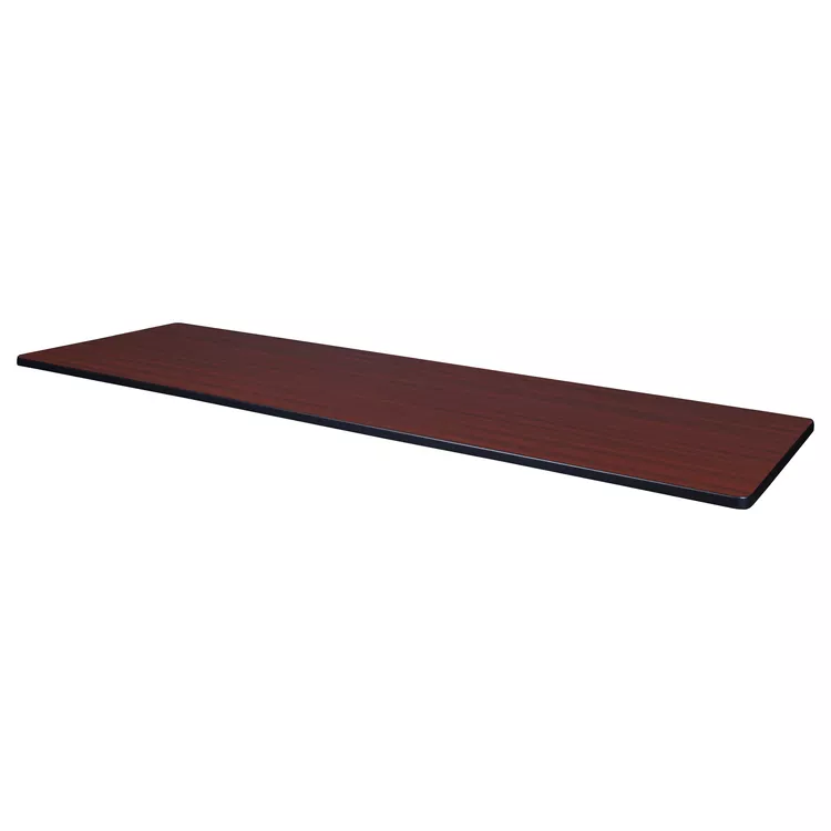 Regency 84" x 24" Rectangle Laminate Table Top- Mahogany/ Mocha Walnut