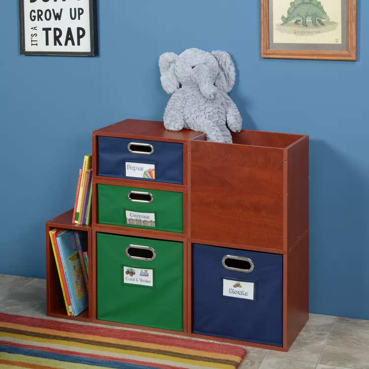 Regency Niche Cubo Storage Set- 3 Half Size Cubes- Warm Cherry