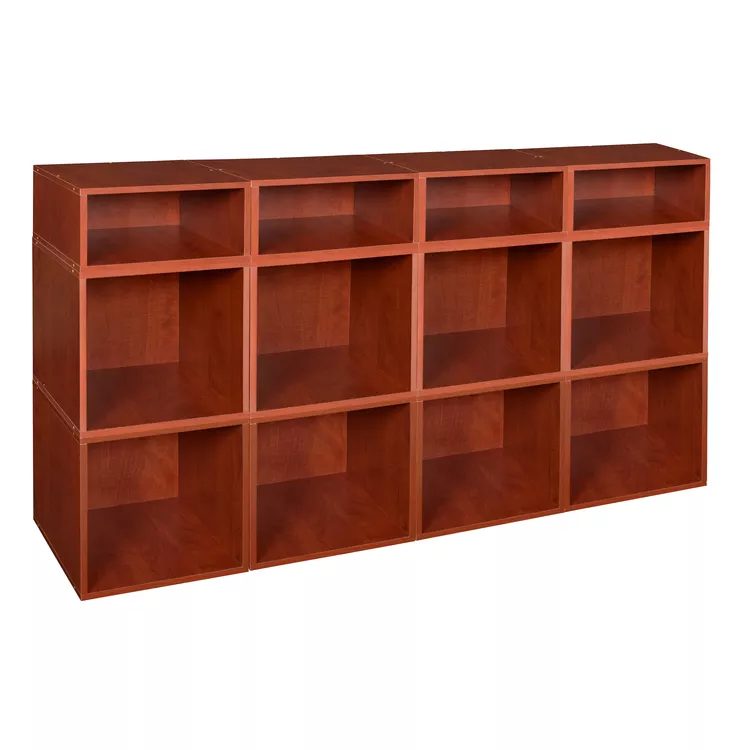Regency Niche Cubo Storage Set- 8 Full Cubes/4 Half Cubes- Cherry