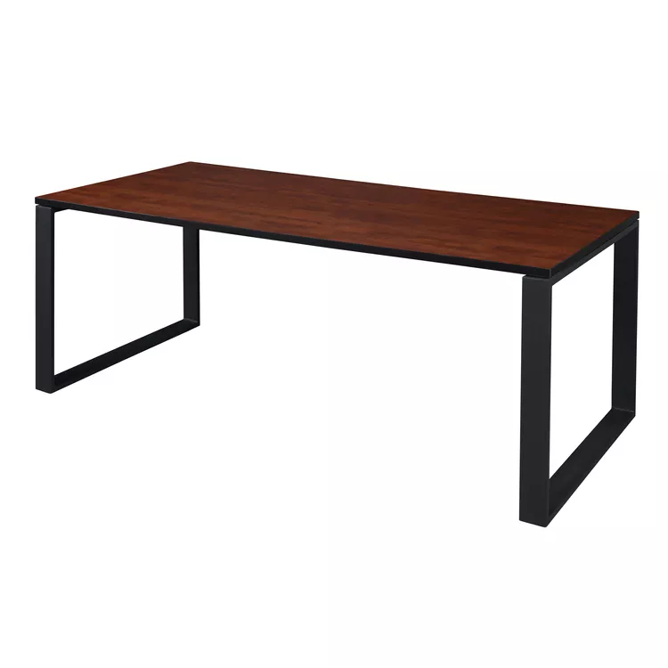 Regency Structure 72" x 36" Training Table- Cherry/Black