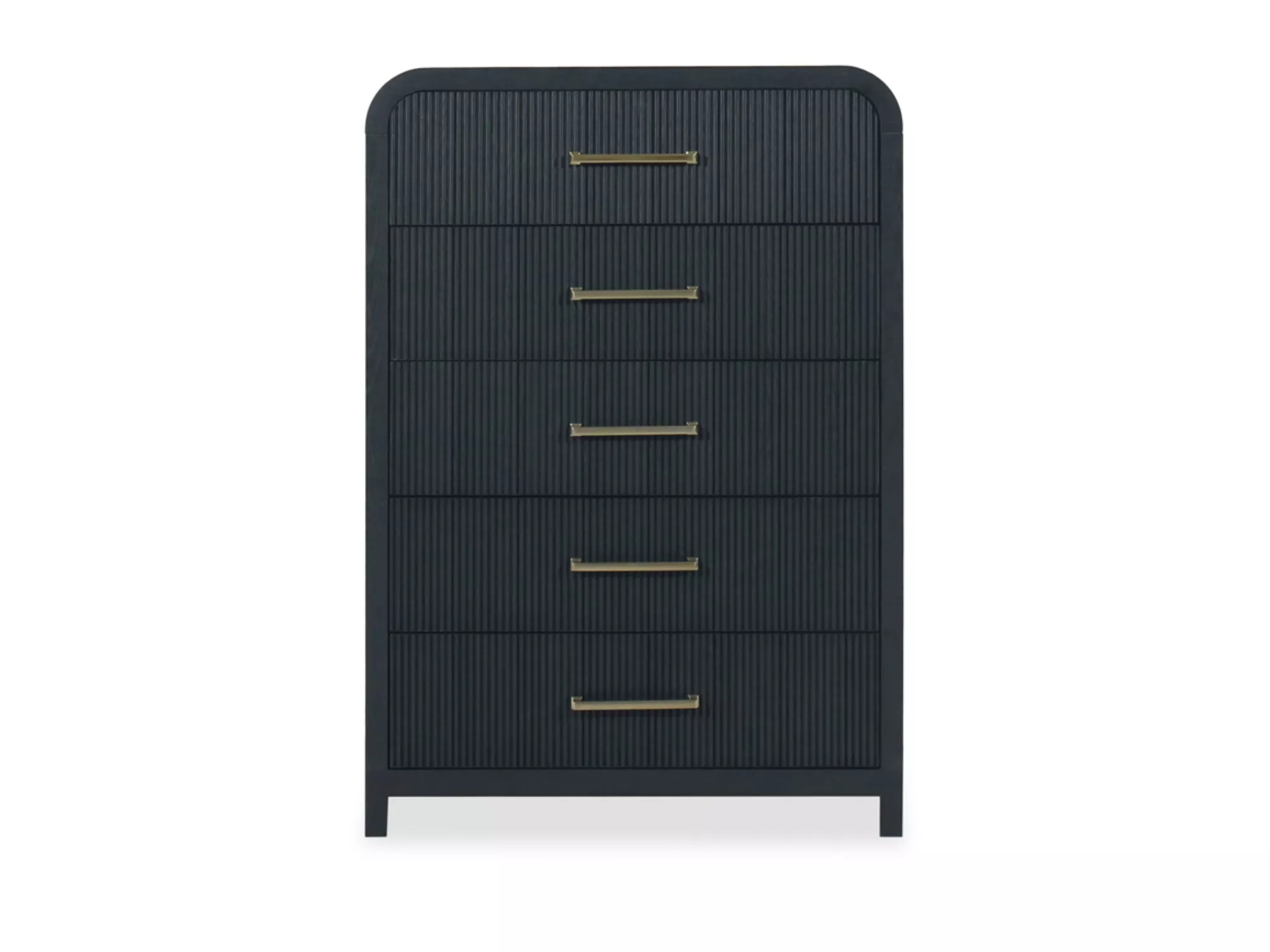 Ridgemont Black 5-Drawer Chest