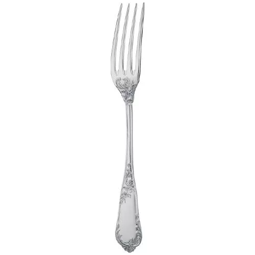Rocaille Sterling Silver 8" Dinner Fork by Ercuis