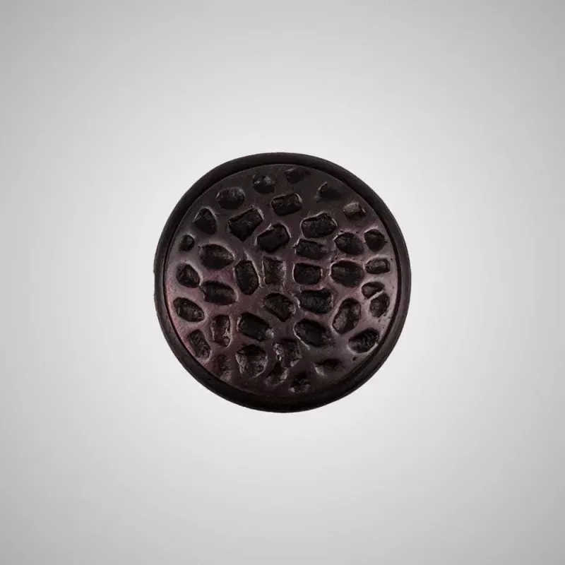 Round Hammered Cabinet Knob