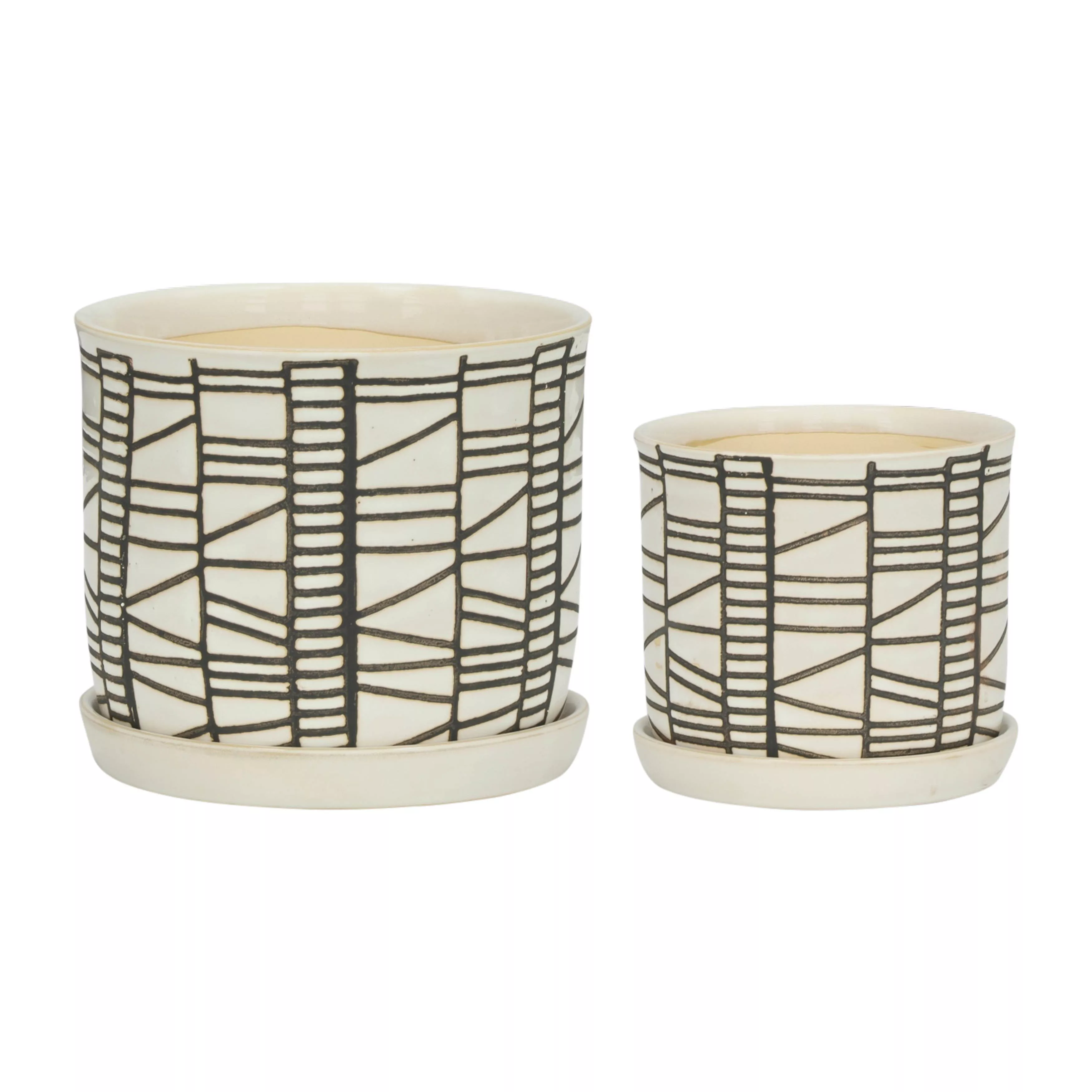 S/2 Ceramic 6/8" Planter
