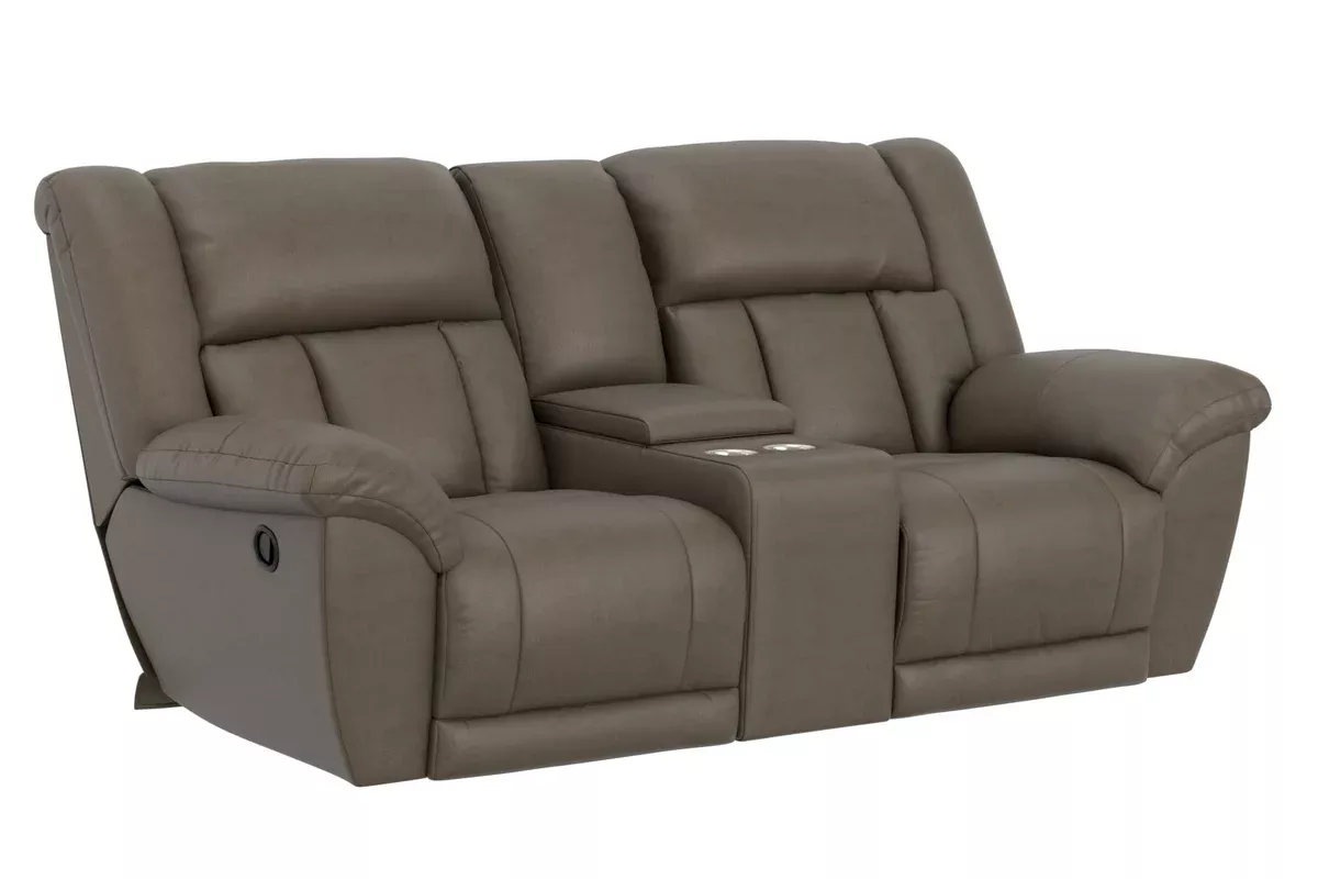 Sentinel - Lay Flat Reclining Loveseat With Extended Ottoman