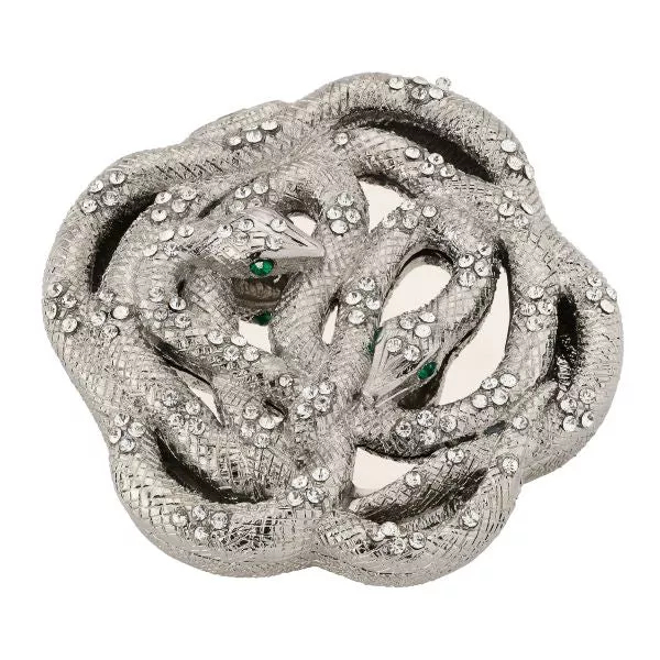 Serpentina Silver Compact by Olivia Riegel